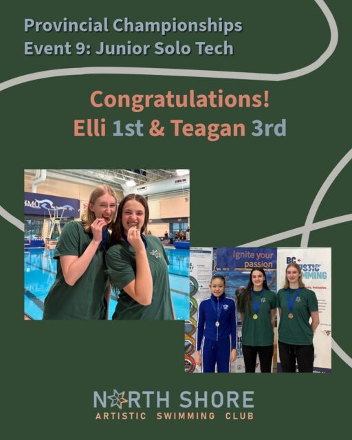 Well done Elli and Teagan 💥 beautiful Technical solo performances today.  We are all so proud of you both!! Thank you Coach Fannia!! 

#artisticswimming #competition
