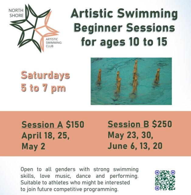 Also coming up at West Vancouver Aquatic Centre are sessions for ages 10-15. Contact us or follow the program tab on our website. 

https://wp.northshoreartswim.ca/programs/

#westvancouver #girlsinsports #artisticswimming #aquaticsports @bcartswim @pacificsportfv @westvanrec