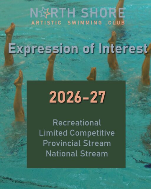 We are planning programming for next season! If you haven’t let us know you are interested to join - please contact us or complete the program inquiry form on or website.

#artisticswimming #highperformance #sporttraining #northvancouver @bcartswim @pacificsportfv #canadaartisticswimming