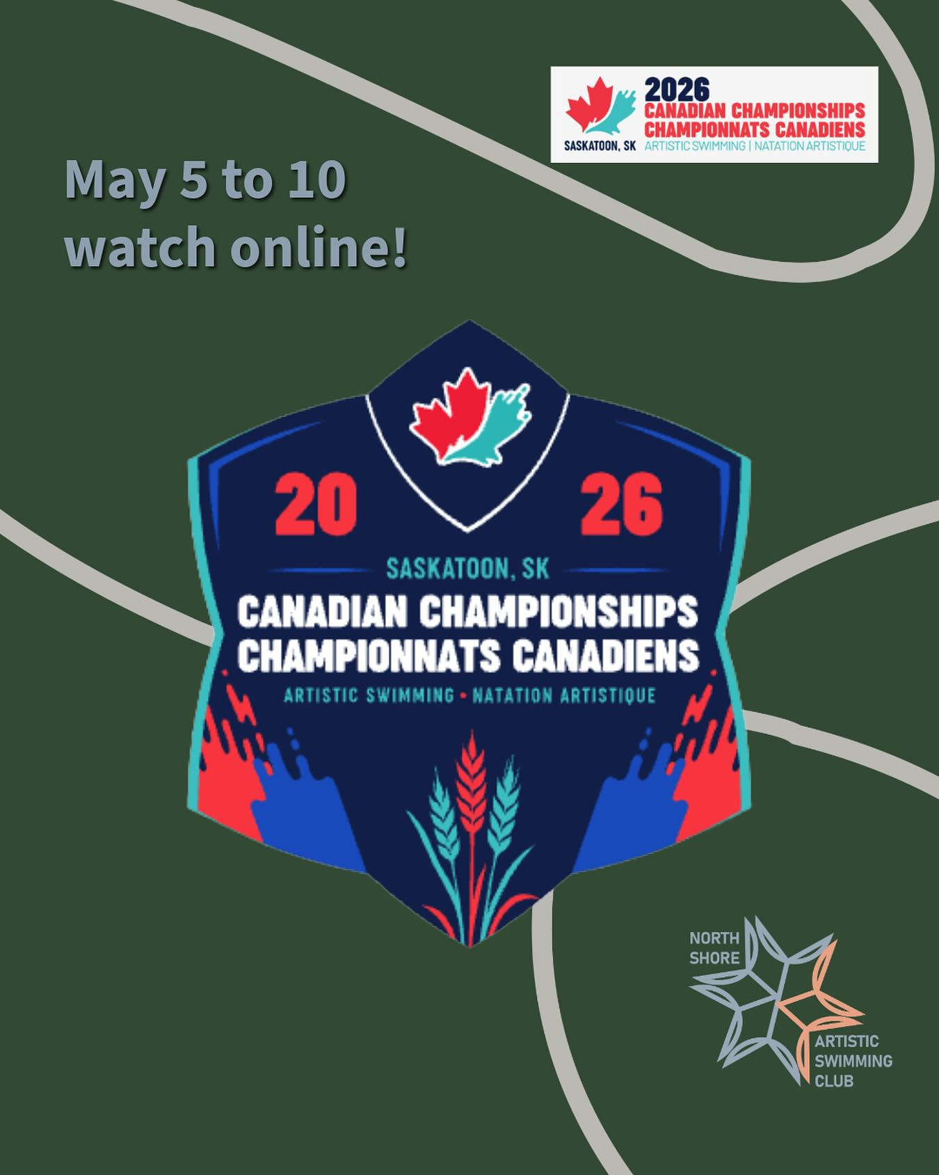 We are so excited to represent Vancouver’s North Shore for the first time at the National Championships! 

Stay tuned for more details! Event information and live link available at https://artisticswimming.ca/event/2026-canadian-championships/ or follow along @canadaartisticswimming 

Let’s go BC! 
@bcartswim #artisticswimming #competition #championships #northshore